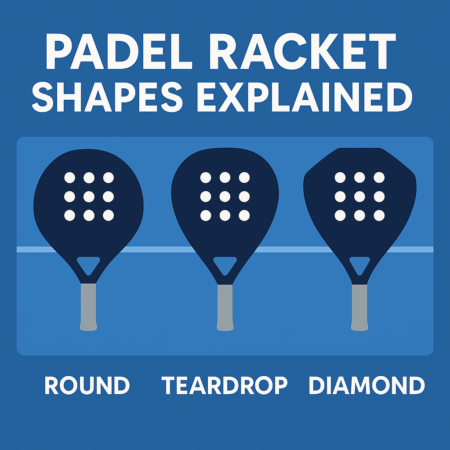 Padel Racket Shapes Explained: Round vs Teardrop vs Diamond