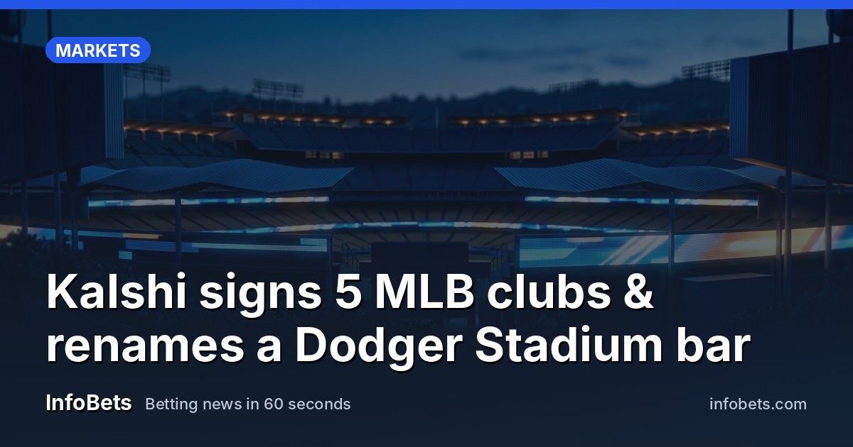 Exterior view of Dodger Stadium with LED signage boards visible along the outfield wall.