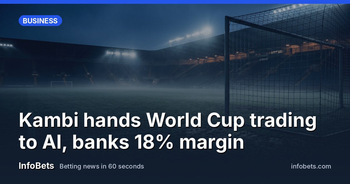 Kambi hands World Cup trading to AI, banks 18% margin