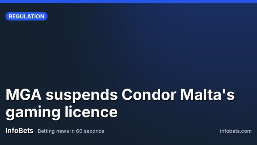 MGA suspends Condor Malta's gaming licence
