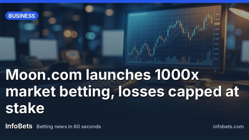 A trading screen showing rising & falling price charts beside a calculator & a stack of coins.