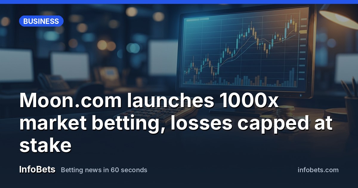A trading screen showing rising & falling price charts beside a calculator & a stack of coins.