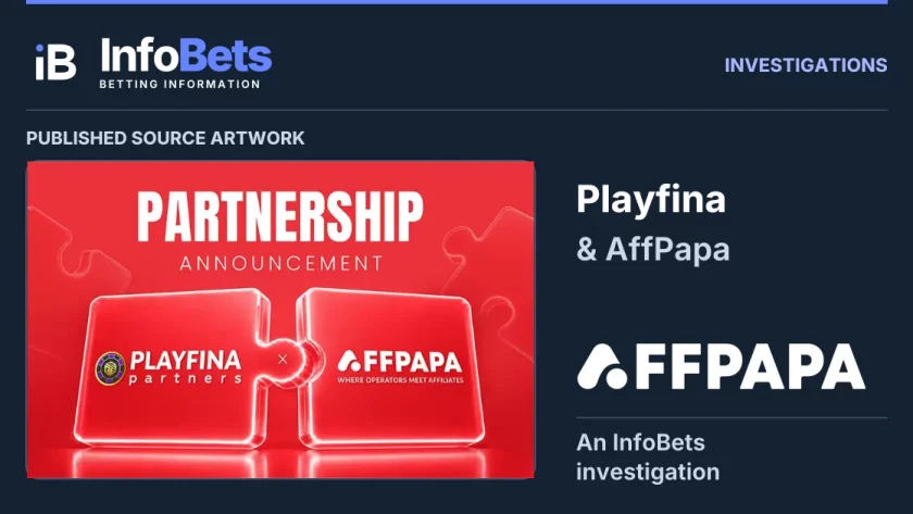 InfoBets investigation into Playfina & AffPapa, with the complete historical artwork published by AffPapa clearly labelled as source material.