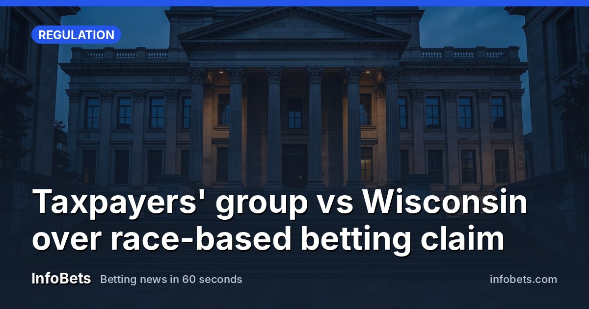 Taxpayers' group vs Wisconsin over race-based betting claim