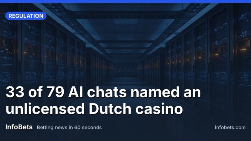 33 of 79 AI chats named an unlicensed Dutch casino
