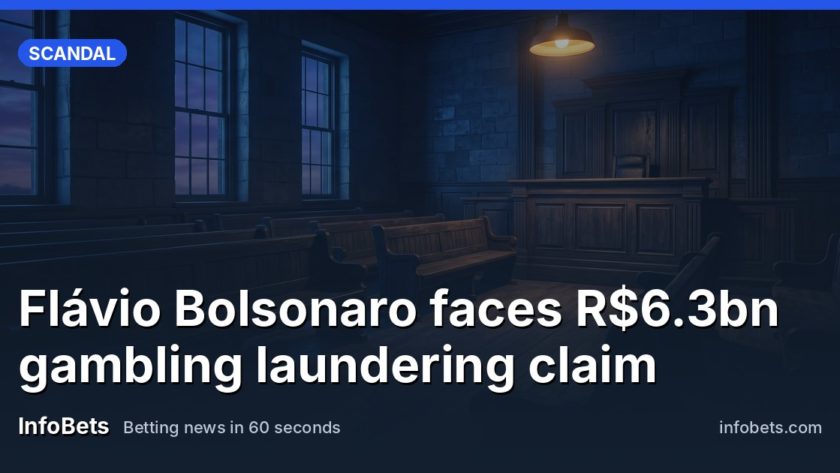 Flávio Bolsonaro faces R$6.3bn gambling laundering claim