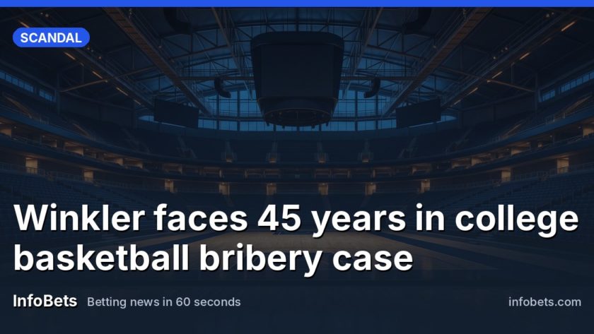 Winkler faces 45 years in college basketball bribery case