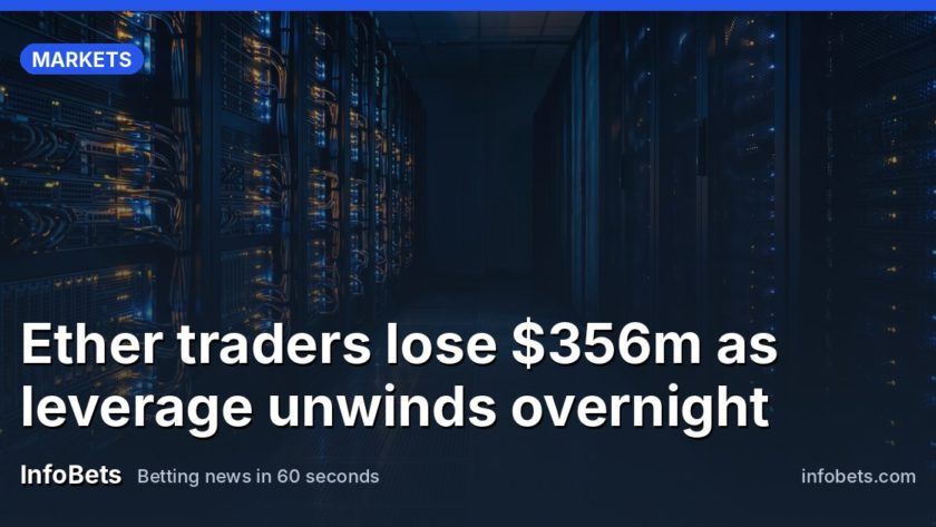 A dim server room corridor lined with blinking rack lights & no visible text.