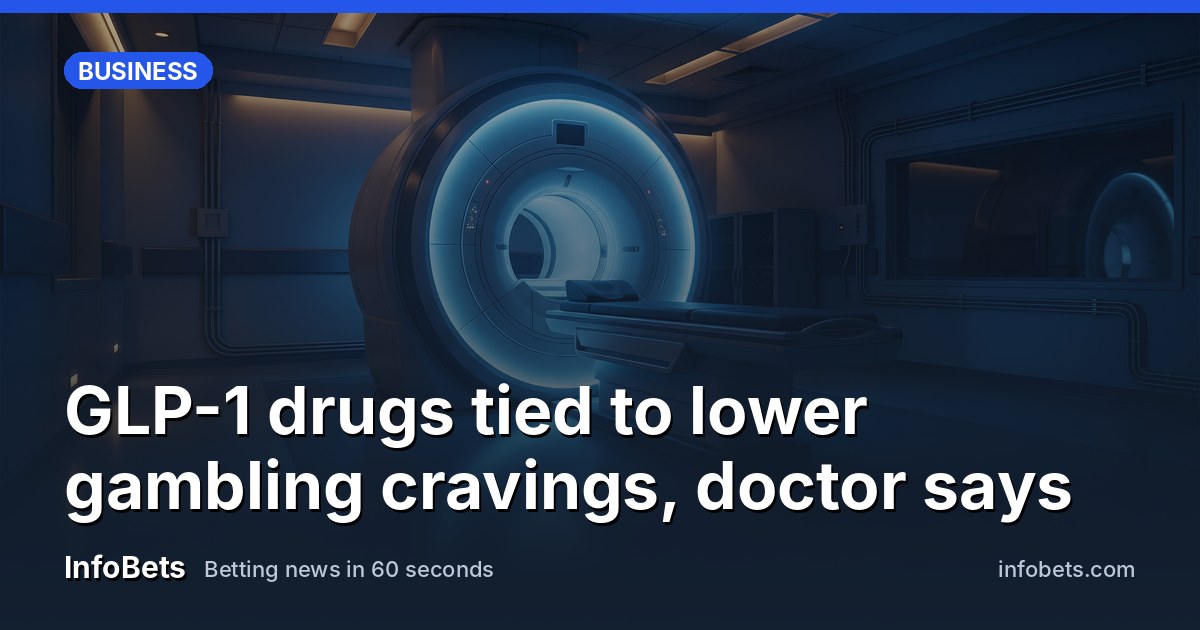 An empty hospital MRI scanning room bathed in soft blue light, machine visible, no people or text.