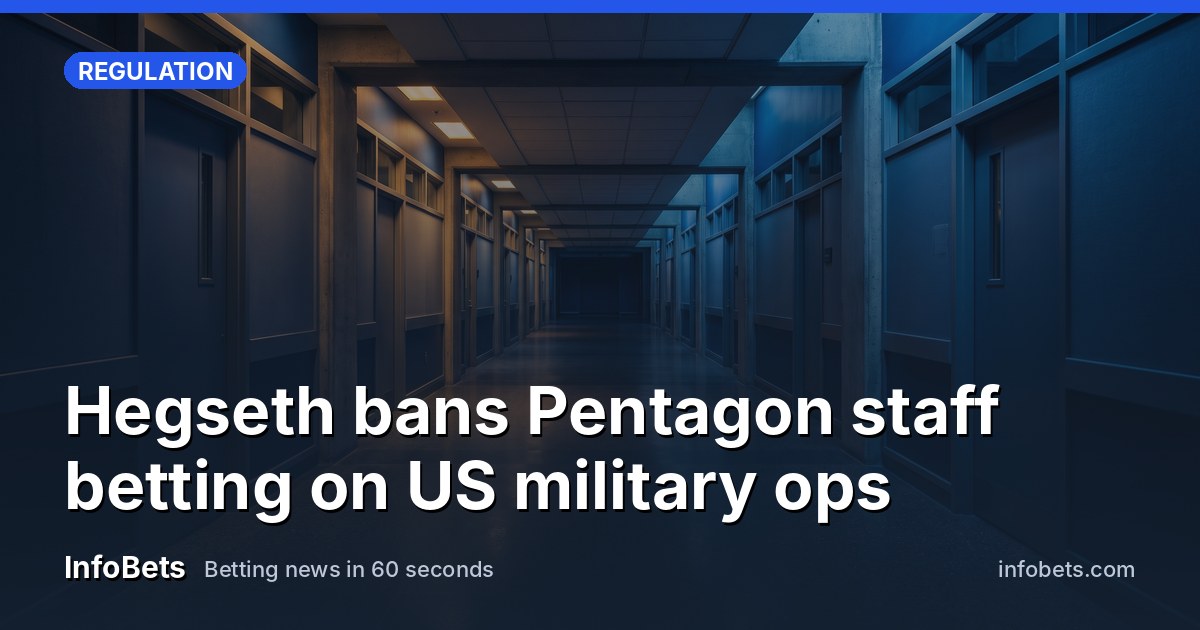 An empty Pentagon corridor at dusk with closed office doors & no signage.
