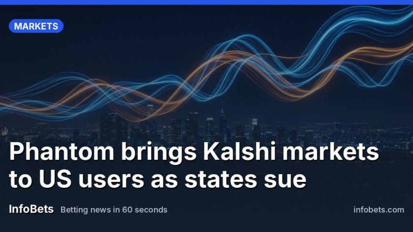 Abstract rising & falling ribbons of blue and amber light over a dark city skyline at night.
