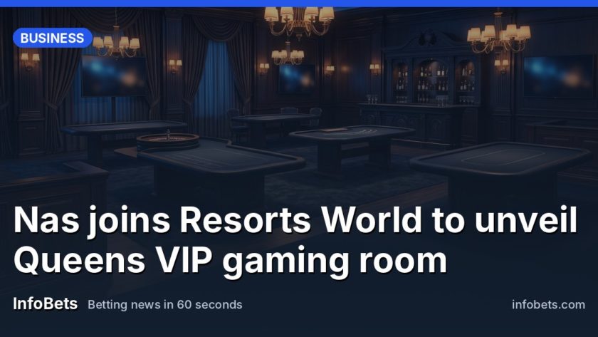 A luxurious private casino salon with empty gaming tables under soft ambient lighting, no people or signage visible.