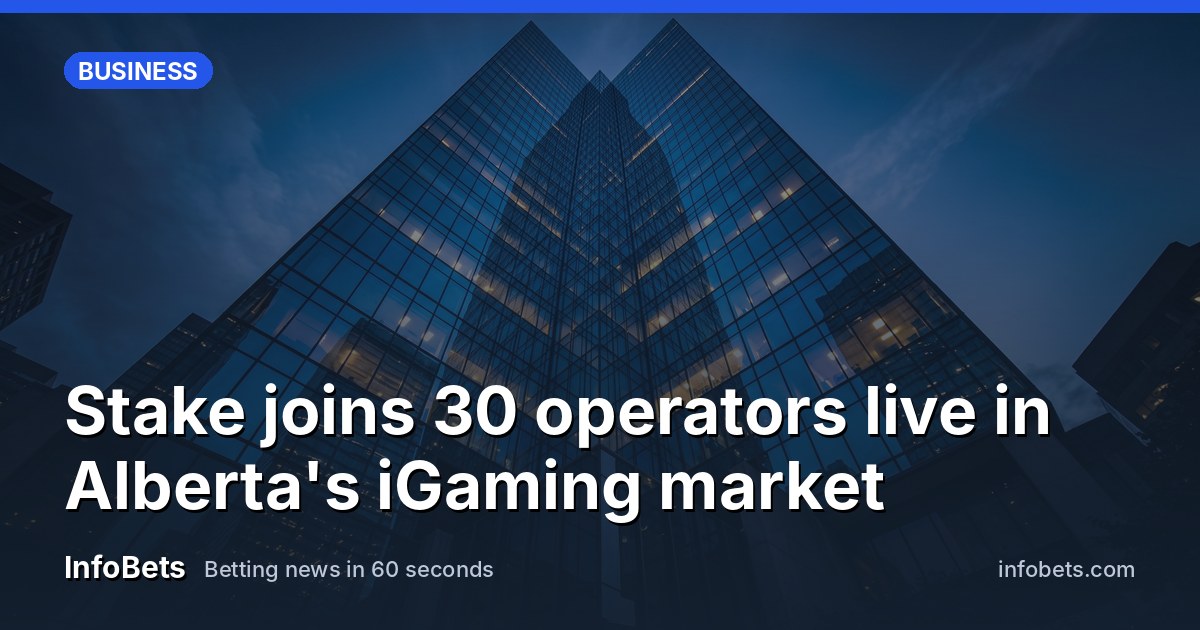 Stake joins 30 operators live in Alberta's iGaming market